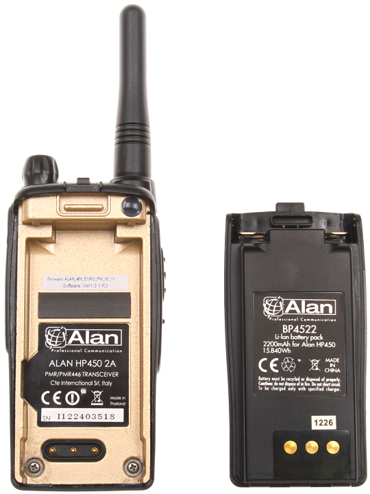 Rádió, PMR, UHF HP 450-2, 1 darab, Midland