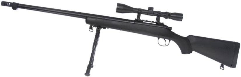 VSR-07D, black, bipod, scope, Upgrade version, Well, MB07D