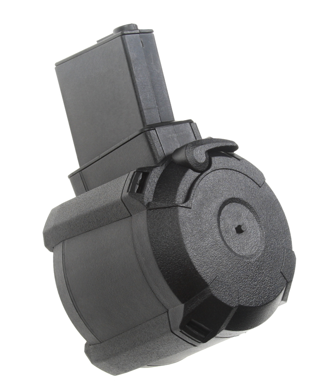 Drum magazine M4, 1200 BB, electric, Black, Cyma, HY-401