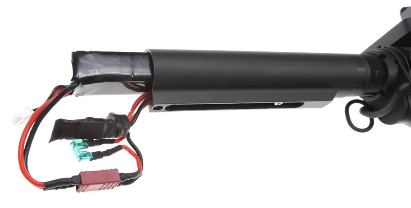 Power Custom HK416, akkumulátor csőben, 160 m/s, AirsoftGuns, BY-801, BI-8001M