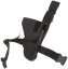 Tactical holster with flap, black, Dasta