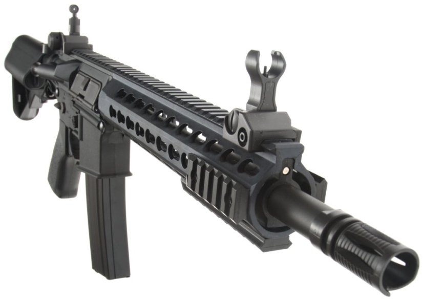 KAC SR-15, Keymod, nejlon, mosfet, fekete, Cyma Sport, CM.621