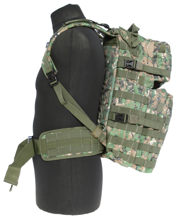 Rucksack Molle Assault, Digital Woodland, ACM