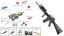 Power Custom M16A4 RIS, 160m/s, AirsoftGuns, BY-055, BI-5581M