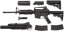 M4A1 RIS, full set, M203, plastic, D-Boys, BY-031, BI-3181AB