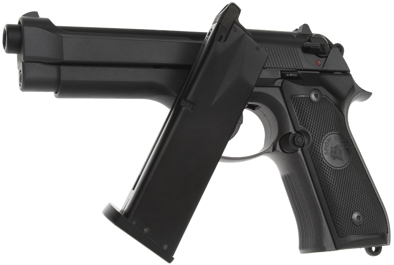Beretta M92F, metal, Snow Wolf, SW-03-1