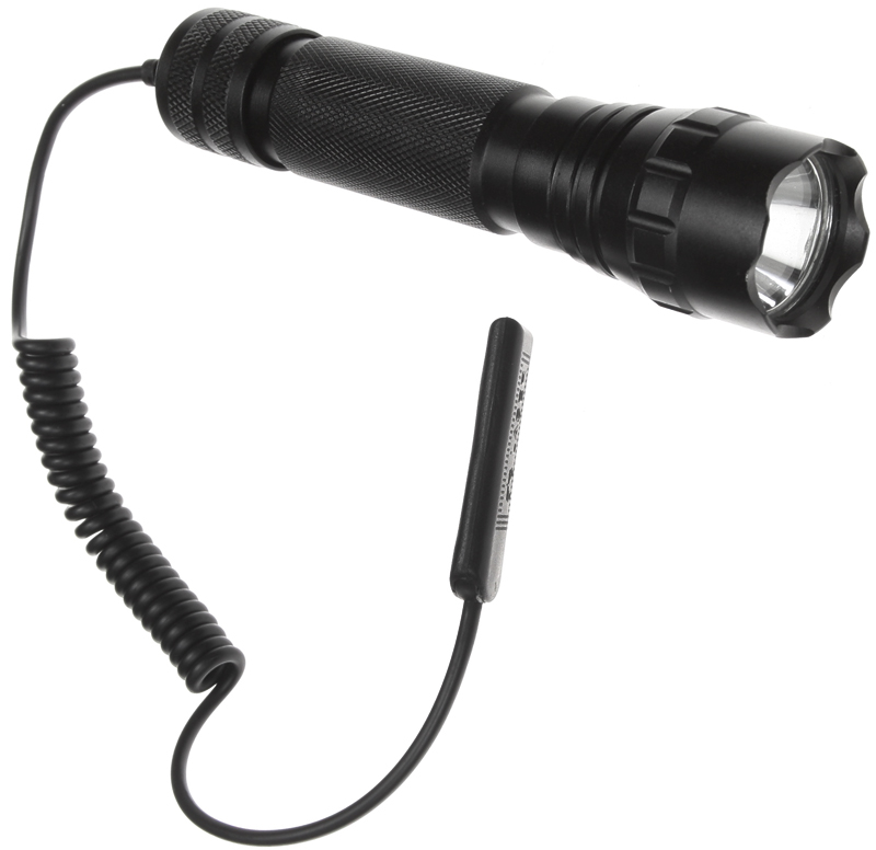 Tactical flashlight, mount ring, external switch, UltraFire