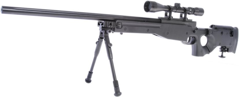 L96-08D, black, bipod, scope, Upgrade version, Well, MB08D