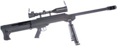 Barrett M99, bipod, scope, Snow Wolf, SW-01A