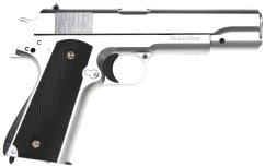 Colt M1911A1, fém, ezüst, Galaxy, A&K, G.13S
