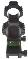 UHD rögzítőalap, 25/30 mm, vízmérték, fekete, ACM