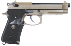 Beretta M9A1, version Navy, Tan, GBB, WE