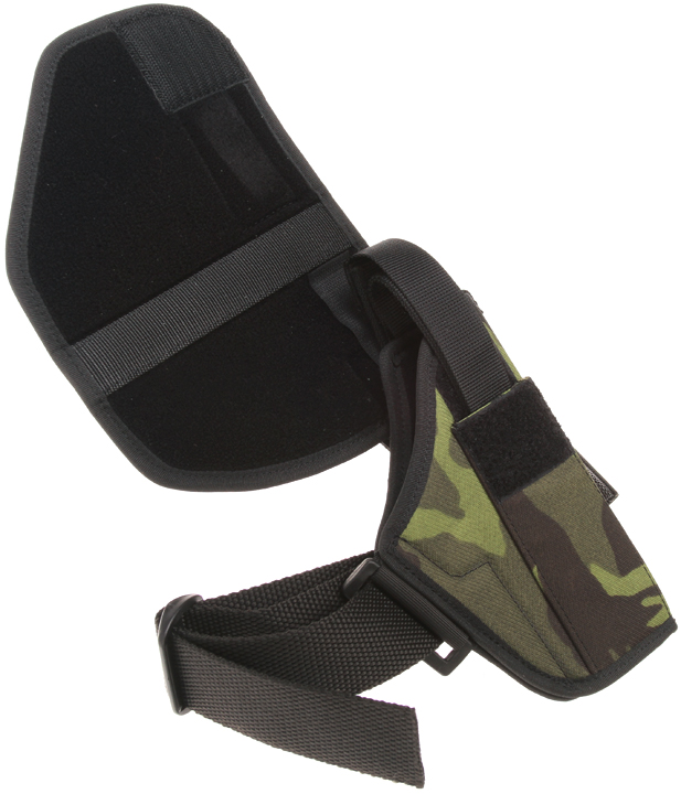 Tactical holster with flap, camouflage, Dasta