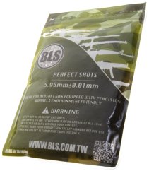 Airsoft BBs, 0.43g, 6mm, white, 1000rd, small bag, BLS