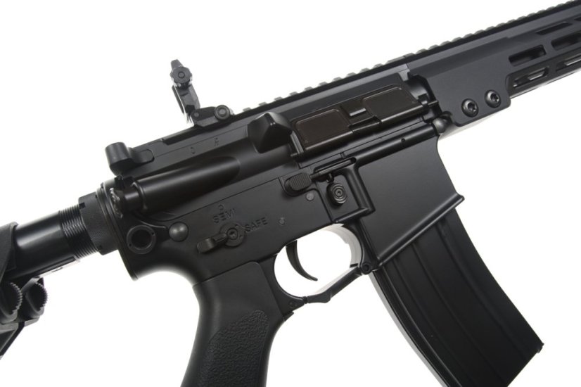 KAC SR16, MK16 M-LOK 10.5 Inch, Ambidextrous, tracer chamber, Black, Cyma Platinum, CM.006R-10.5