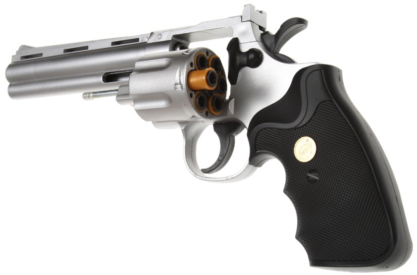 Colt Python .357 Magnum, 6 inch, ezüst, Galaxy, A&K, G.36S