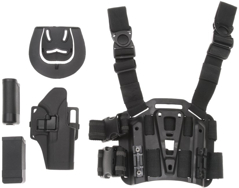 Tactical holster, Glock CQC, black, blackhawk