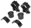 Mount rings with RIS, 25mm, 30mm, high, HD, ACM