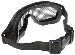 Tactical goggles Locust, iron net, mod.H, black, ACM
