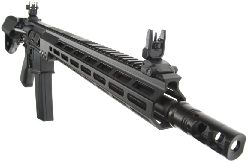 KAC SR16, MK16 M-LOK 14.5 Inch, Ambidextrous, tracer chamber, Black, Cyma Platinum, CM.006R-14.5