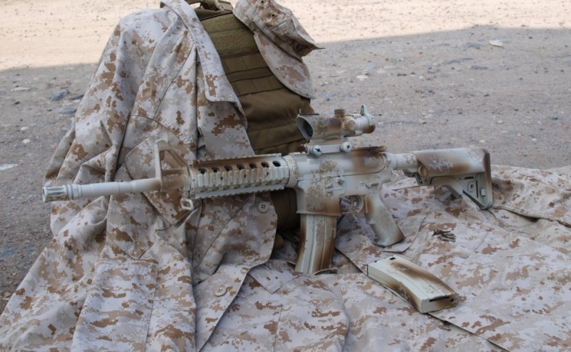 Camo egyedi M4 SOPMOD, 160 m/s, AirsoftGuns, CM.007