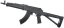 AKM Magpul PTS Zhukov, long, solid stock, nylon, Black, Cyma Sport, CM.680A