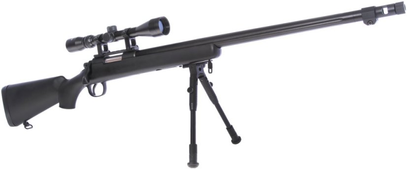 VSR-07D, black, bipod, scope, Upgrade version, Well, MB07D
