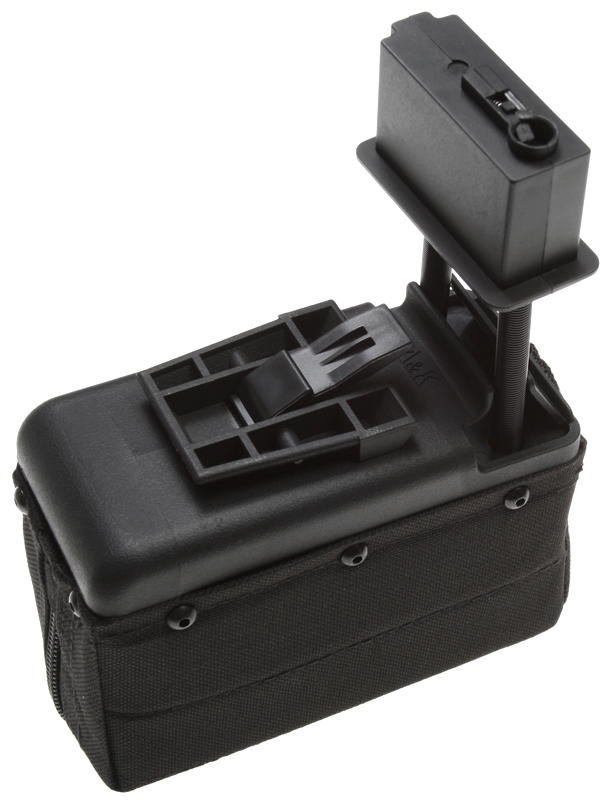 Tár, M249, mini box, fekete, xhi-cap, 1500 db, A&K