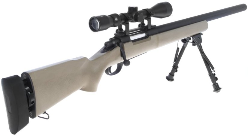 M24 Socom TAN, katonai, kétlábú állvány, távcső, Snow Wolf, SW-04JT++