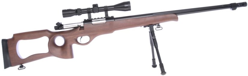 VSR-09D, real wood, bipod, scope, Upgrade version, Well, MB09D