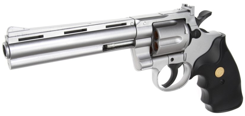 Colt Python .357 Magnum, 6 inch, ezüst, Galaxy, A&K, G.36S