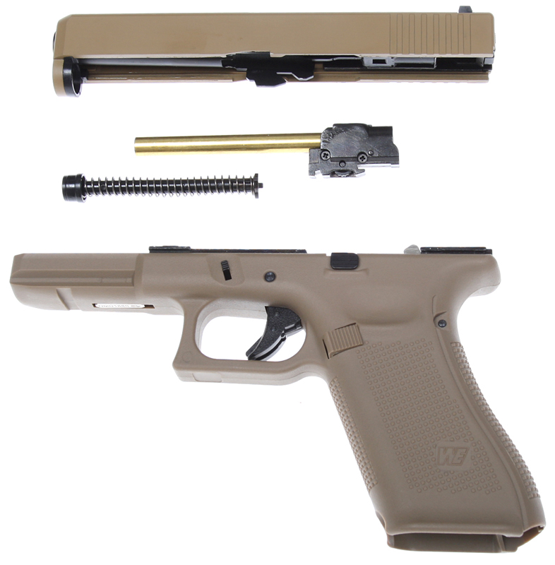 Glock 17, cadre 5e génération, beige, GBB, WE