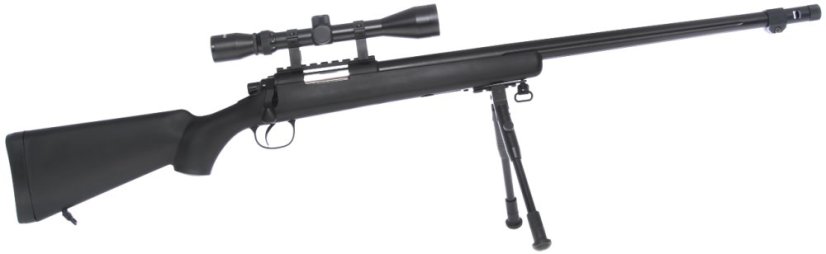 VSR-07D, black, bipod, scope, Upgrade version, Well, MB07D