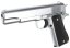 Colt M1911A1, fém, ezüst, Galaxy, A&K, G.13S