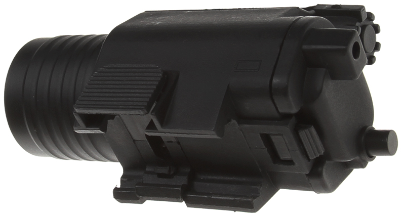 Latarka taktyczna, M6 LED, laser, czarna, ACM