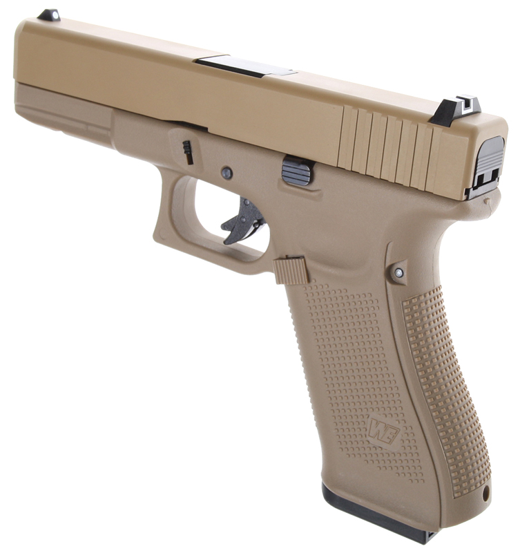 Glock 17, cadre 5e génération, beige, GBB, WE