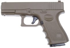 Glock 25, fém, TAN, Galaxy, A&K, G.15