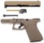 Glock 19, cadre 5e génération, beige, GBB, WE