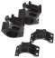 Mount rings with RIS, 25mm, 30mm, high, HD, ACM
