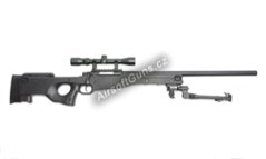 L96A1, fekete, kétlábú állvány, távcső, AGM, MP002B2
