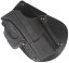 Pistol holster kydex Fobus, Glock, black, ACM
