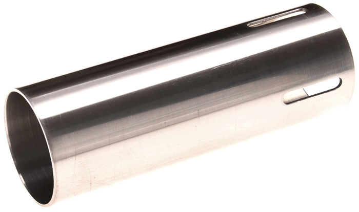 Polished stainless steel cylinder M4, smooth, O slot, SHS