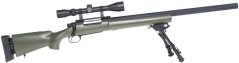 M24 Socom OD, militare, bipiede, mirino, Snow Wolf, SW-04JG ++