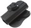 Pistol holster IMI, DX, Glock, black, ACM