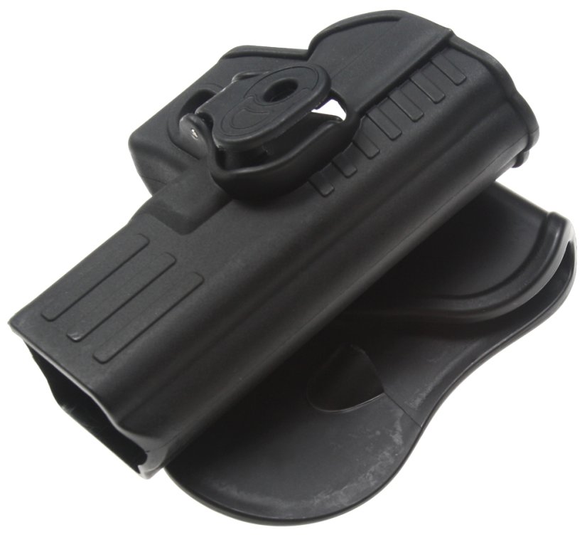 Pistol holster IMI, DX, Glock, black, ACM