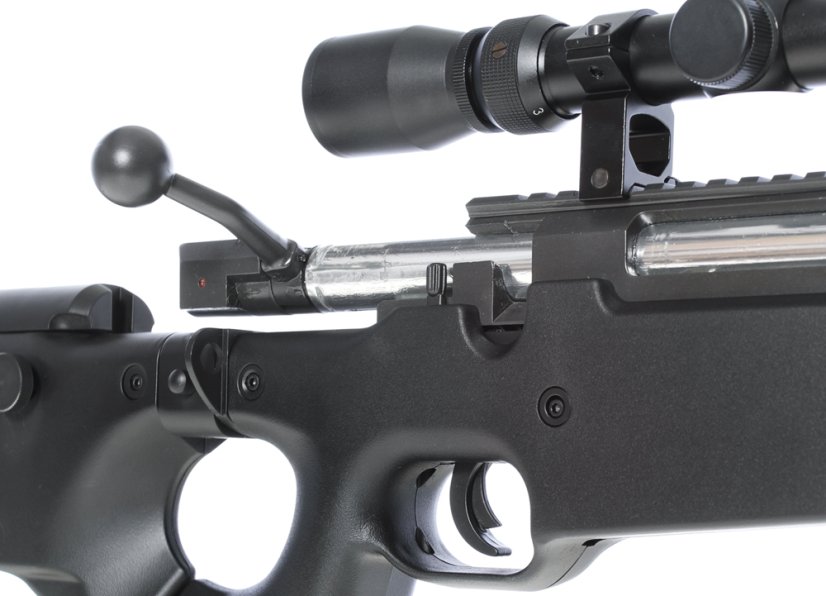 L96-08D, black, bipod, scope, Upgrade version, Well, MB08D
