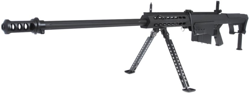Barrett M107A1, fekete, kétlábú állvány, Snow Wolf, SW-013