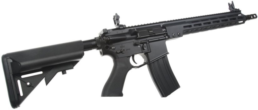 KAC SR16, MK16 M-LOK 13.5 Inch, Ambidextrous, tracer chamber, Black, Cyma Platinum, CM.006R-13.5