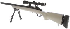 M24 Socom TAN, katonai, kétlábú állvány, távcső, Snow Wolf, SW-04JT++