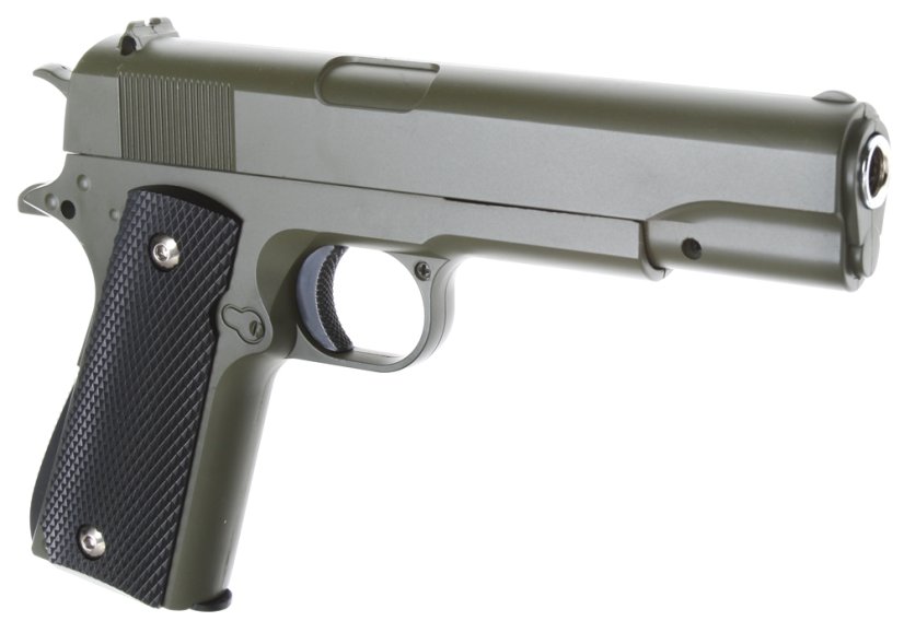 Colt M1911A1, fém, zöld, Galaxy, A&K, G.13G